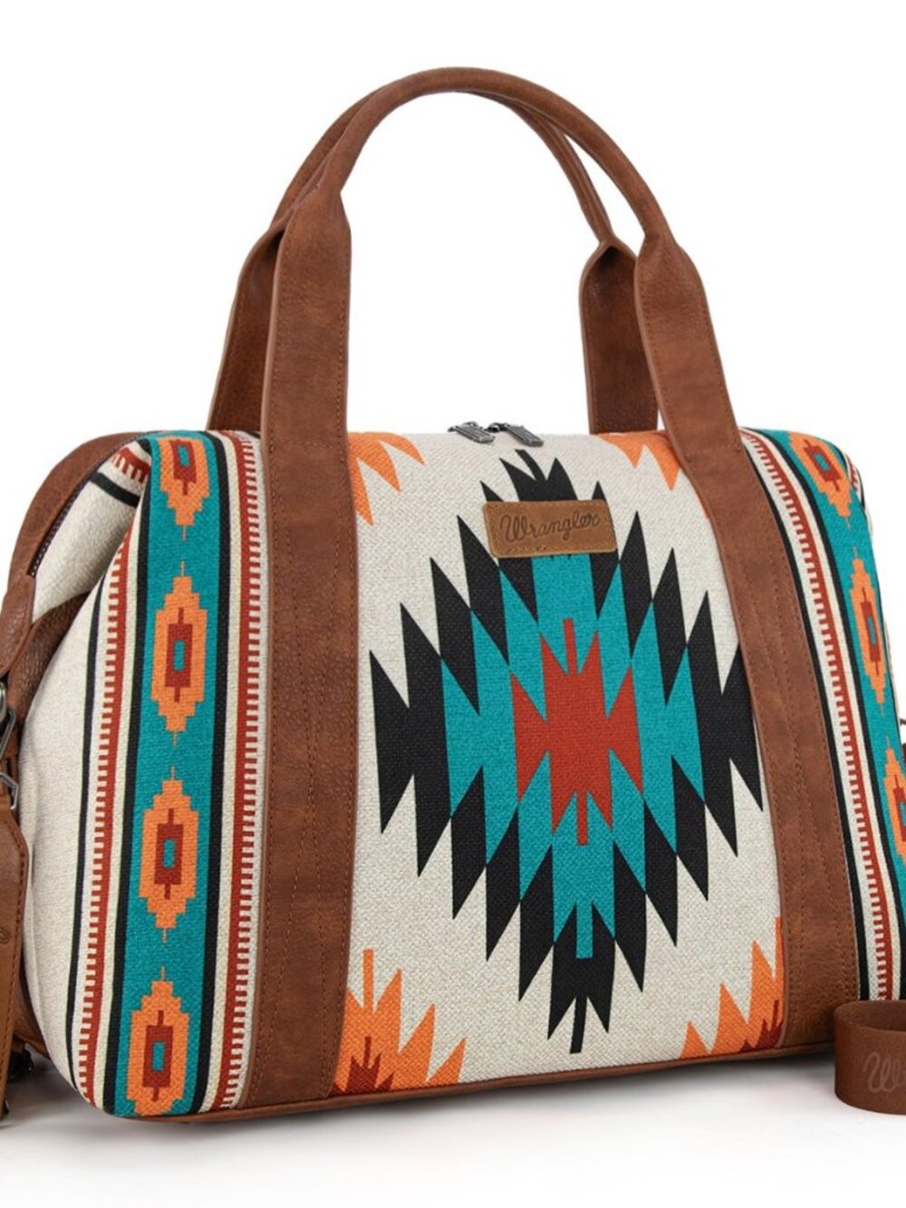 Wrangler Duffel Bag for Women Large Travel Weekender Bag Designer Aztec Carry On